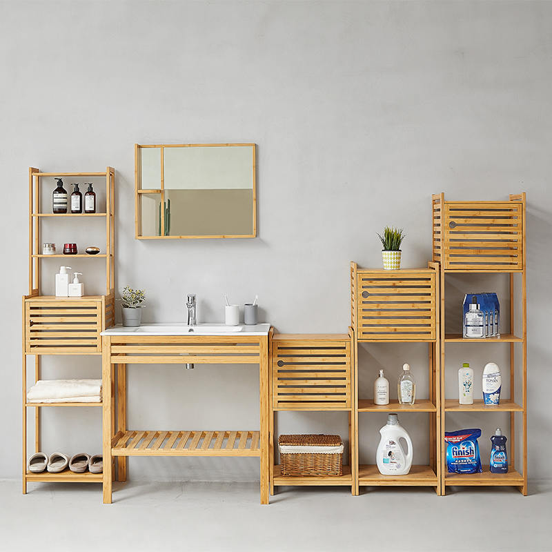 Bamboo shelf 