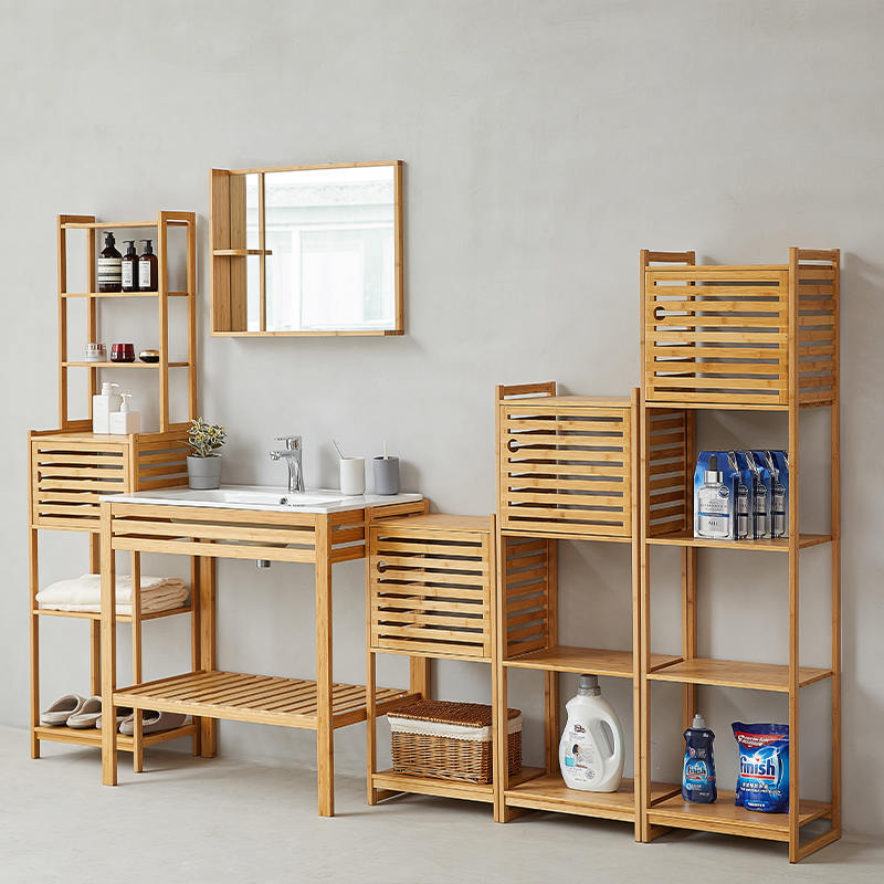 Bamboo shelf 