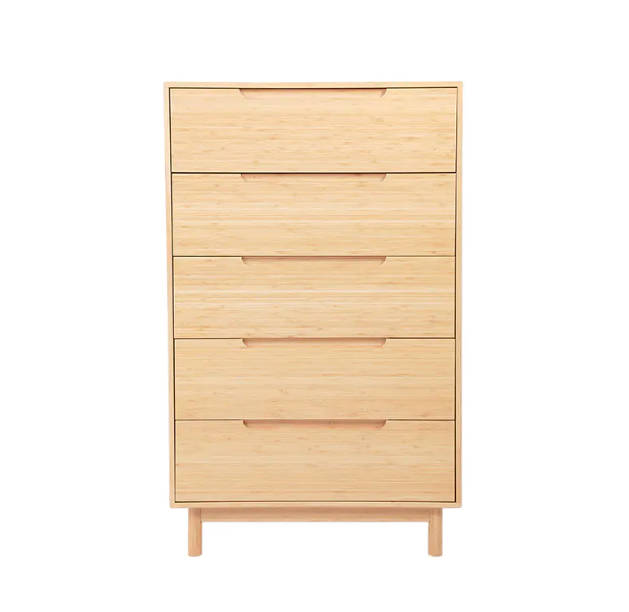 How does this Bamboo Storage Cabinet absorb UV rays and prevent myopia?