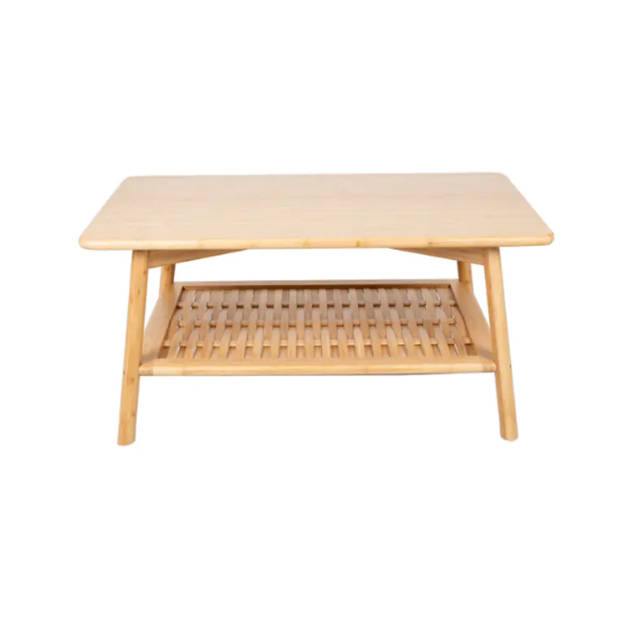 What is the role of UV varnish used in bamboo tables?