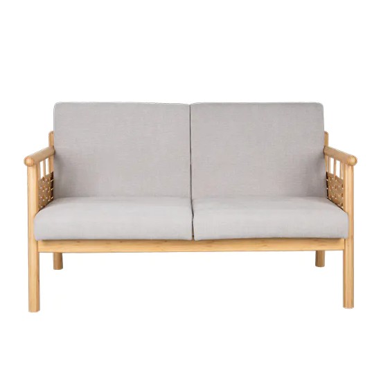 What are the advantages of BAMBOO Double Sofa in terms of environmental protection and health?