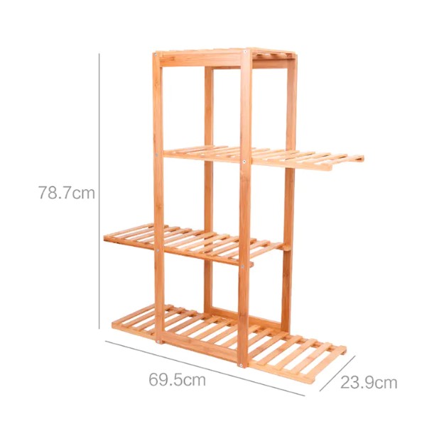 Is the design of raising the Bamboo flower shelf a common practice in the moisture-proof treatment of furniture?