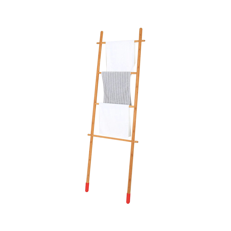 Bamboo towel ladder