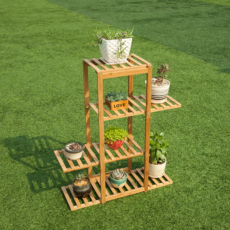 Bamboo flower shelf