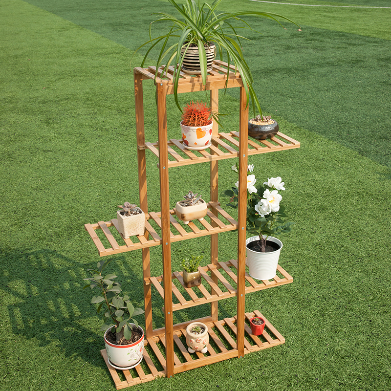 Bamboo flower shelf